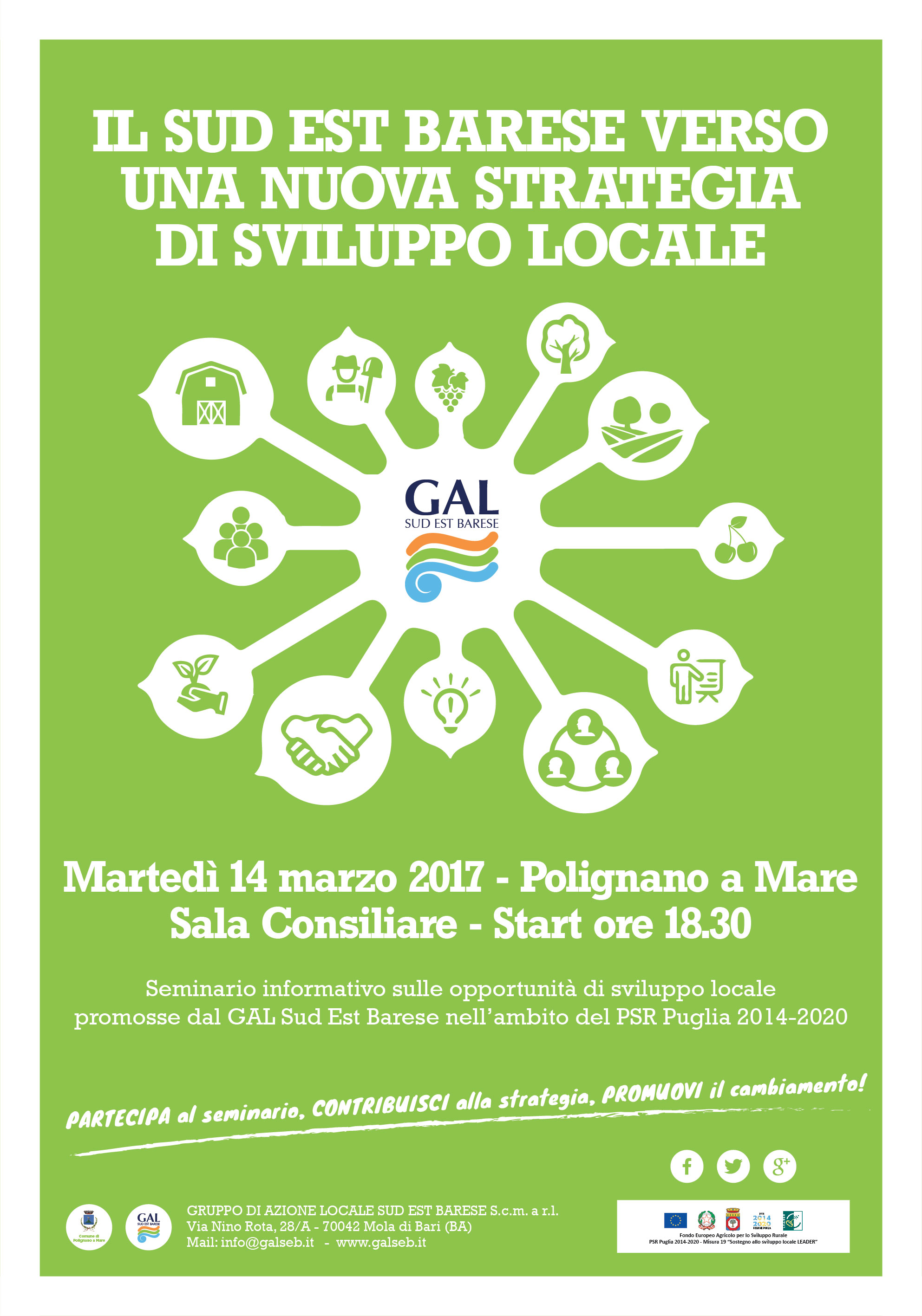 IL SUD EST BARESE VERSO UNA NUOVA STRATEGIA DI SVILUPPO LOCALE Polignano