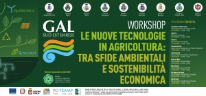 RIPARTONO DA CASAMASSIMA E CONVERSANO I WORKSHOP DEL GAL SULLE NUOVE TECNOLOGIE IN AGRICOLTURA