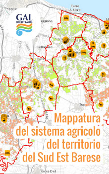 mappatura del sistema agricolo del territorio del sud est barese